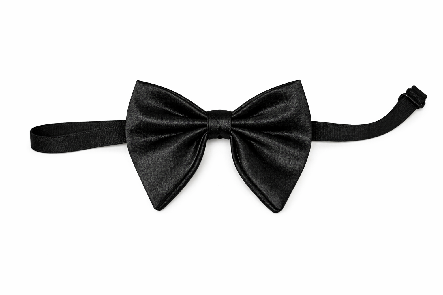 AACHINO Premium Japanese Fabric Black Bow Tie – Handcrafted Formal Neckwear for Men